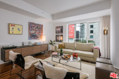 Stunning W Hollywood Residences Condominium Located at 6250 Hollywood Boulevard #5C was Just Sold